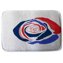 Andrew Lee Bathmat - Red & Blue Rose (Bath Mats) / Default Title - thumbnail 3
