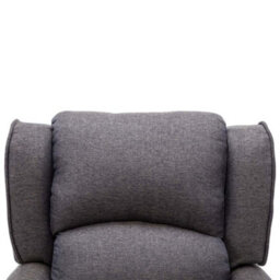 More4Homes Eaton Wing Back Fireside Herringbone Fabric Recliner Armchair Sofa Chair Reclining Cinema (Herringbone Blue) - thumbnail 5