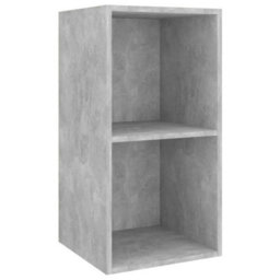 Berkfield Wall-Mounted Tv Cabinets 2 Pcs Concrete Grey Engineered Wood - thumbnail 4