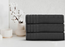 Velosso Charcoal Everyday 100% Cotton Towels 360 Gsm Hand Towel