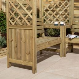 Rowlinson Pemberley Corner Arbour, (H)2060mm (W)1880mm (D)1880mm - Assembly Required - thumbnail 7