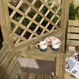 Rowlinson Pemberley Corner Arbour, (H)2060mm (W)1880mm (D)1880mm - Assembly Required - thumbnail 5