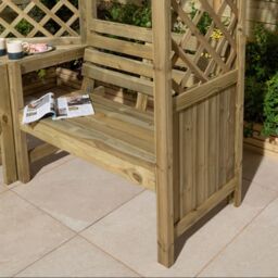 Rowlinson Pemberley Corner Arbour, (H)2060mm (W)1880mm (D)1880mm - Assembly Required - thumbnail 3