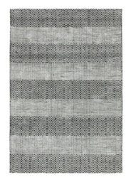 Handmade Rug, Modern Bedroom, & Livingroom Rug, Cotton Diningroom Rug, Geometric Rug, 4mm Thick Grey Rug-100Cm X 150Cm