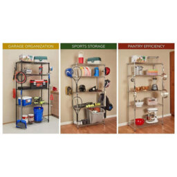 "Taskar Polehooks Chrome 4"" C-Style Wire Shelving Hooks - All-Purpose Clip-On 5 Pack" - thumbnail 7