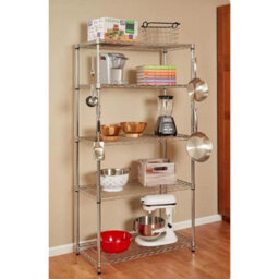 "Taskar Polehooks Chrome 4"" C-Style Wire Shelving Hooks - All-Purpose Clip-On 5 Pack" - thumbnail 5