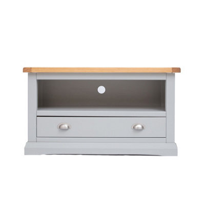 Cabinet Bits Loreo Light Grey 1 Drawer Tv Cabinet Chrome Cup Handle - image 1
