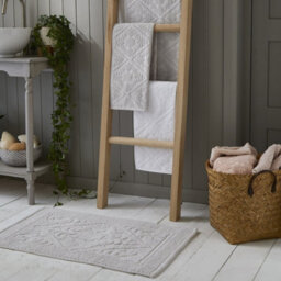 Allure Bath Fashions Country House Jacquard Hand Towel - Grey - thumbnail 2