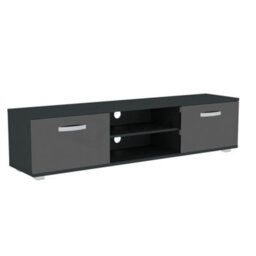 Lassic Vida Designs Cosmo Black 2 Door Tv Unit 160Cm Sideboard Cabinet - thumbnail 7