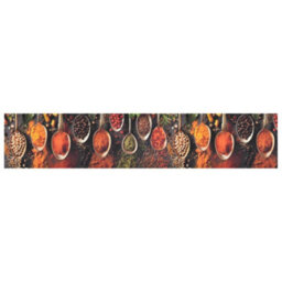 Berkfield Kitchen Rug Washable Spoon & Spices 60X300 Cm Velvet - thumbnail 2