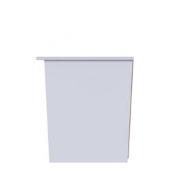 Trent 1 Drawer Tv & Media Unit In White Gloss (Ready Assembled) - thumbnail 2