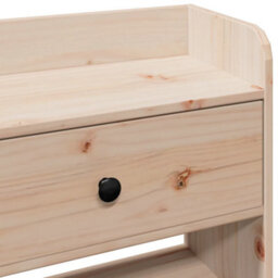 Walplus Headboard With Storage 180 Cm Solid Wood Pine - thumbnail 8