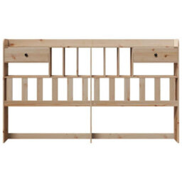 Walplus Headboard With Storage 180 Cm Solid Wood Pine - thumbnail 3