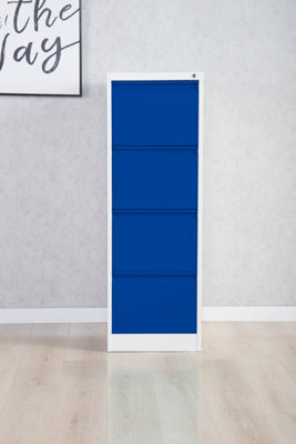 Phoenix Safe Company Phoenix Fc Series Fc1004Gbk Filing Cabinet In Blue - image 1