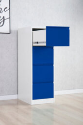 Phoenix Safe Company Phoenix Fc Series Fc1004Gbk Filing Cabinet In Blue - thumbnail 2