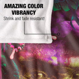 Reinders Silky Gorilla Supersoft Blanket Multicoloured (One Size) - thumbnail 4