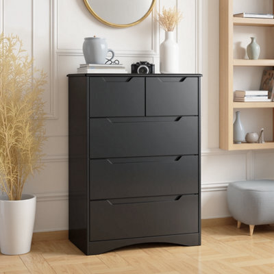 Bealife 5 Drawer Chest Of Drawers, Bedroom Drawer Dresser, Modern Storage Unit With Anti-Tipping Device For Bedroom & Living Room - image 1