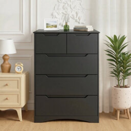 Bealife 5 Drawer Chest Of Drawers, Bedroom Drawer Dresser, Modern Storage Unit With Anti-Tipping Device For Bedroom & Living Room - thumbnail 7