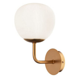 Luminosa Lighting Luminosa Erich Wall Lamp Brass, 1 Light, E14 - thumbnail 1