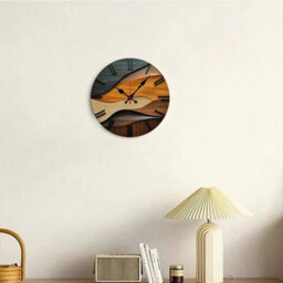 25Cm /10Inch Nordic Wooden Silent Wall Clock Round Modern Hanging Home Decor - thumbnail 4