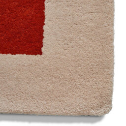 Beige Designer Wool Luxurious Modern Abstract Rug For Bedroom & Living Room-150Cm X 230Cm - thumbnail 4