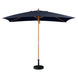 Kratos 3M X 2M Wooden Parasol In Navy