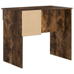 Berkfield Desk With Storage Smoked Oak 90X49.5X75 Cm Engineered Wood - thumbnail 7