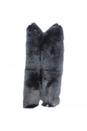 Fenland Sheepskin Fenland Luxury Real Sheepskin Octo Rug - Grey (180 Cm X 120Cm)