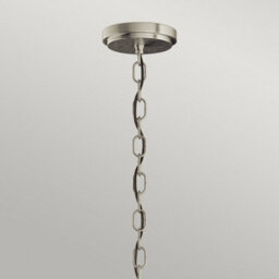 Luminosa Lighting Luminosa Kichler Roux Cylindrical Pendant Ceiling Light Brushed Nickel - thumbnail 3