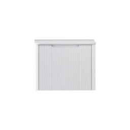 Royal Bathrooms Avenza 600mm Matte White Wall Hung Bathroom  Vanity Unit 1 Drawer Plain White Undrilled Worktop & No Basin - thumbnail 6