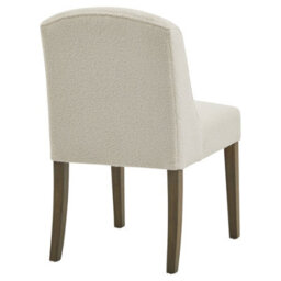 Wyld Haus Olargues Soft Grey Linen Upholstered Dining Chair Pared Back Design - thumbnail 8