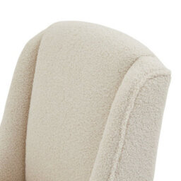 Wyld Haus Olargues Soft Grey Linen Upholstered Dining Chair Pared Back Design - thumbnail 9