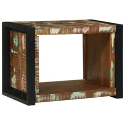 Berkfield Bathroom Furniture Set 3 Pcs Multicolour Solid Reclaimed Wood - thumbnail 8