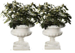 Pair Of Large Edwardian Stone Vases Without Handles - thumbnail 4
