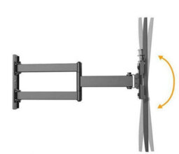 "Tv Wall Mount Bracket Tv 23-55"" Tutumi 322128 Black" - thumbnail 4