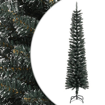 Berkfield Artificial Slim Christmas Tree With Stand Green 240 Cm Pvc - image 1
