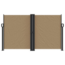 Walplus Retractable Side Awning Garden Sun Shade Canopy Gazebo For Back Door, Porch, Patio Taupe 140X600 Cm - thumbnail 3