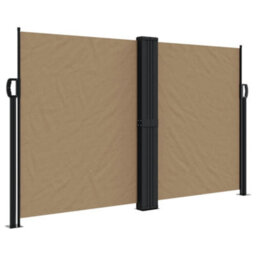 Walplus Retractable Side Awning Garden Sun Shade Canopy Gazebo For Back Door, Porch, Patio Taupe 140X600 Cm - thumbnail 2