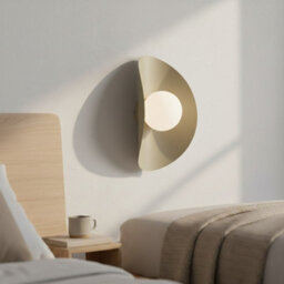 Emibig Lighting Emibig Fiero Wall Lamp 1 X G9 Mocha With White Shade - thumbnail 5