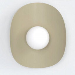 Emibig Lighting Emibig Fiero Wall Lamp 1 X G9 Mocha With White Shade - thumbnail 1