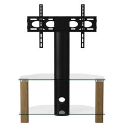 Century Cantilever Tv-Stand In Light Oak Look - thumbnail 2