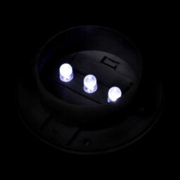 Outdoor Solar Fence Lamps 12 Pcs Led Black - thumbnail 7