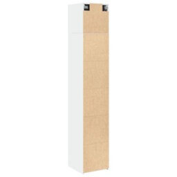 Vidaxl Slim Storage Cabinet White 40X42.5X225 Cm Engineered Wood - thumbnail 8