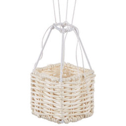 Beliani Wall Decor Balloon Bemba Rattan 60 Cm Natural - thumbnail 6