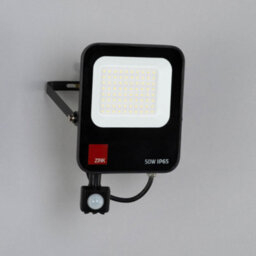 Litecraft Faulkner Black 50 Watt Led Ip65 Outdoor Wall Flood Light With Pir Sensor - thumbnail 4