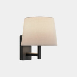 Luminosa Lighting Luminosa Metrica Wall Lamp With Shade Black E27 15W