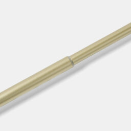 Ohs Bow Finial Curtain Pole Extendable 16mm Metal End Rod 70-120Cm - Brushed Gold - thumbnail 3
