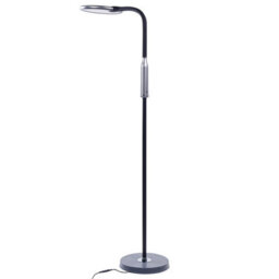 Beliani 148 Cm Black Dimmable Led Floor Lamp With Dual Light Rings And Adjustable Colour Temperature - thumbnail 7
