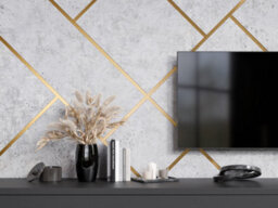 Ilcom Self-Adhesive Decorative Strip, 6 M -Gold Brushed - thumbnail 6