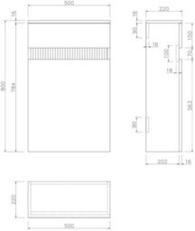 Aveli Provence Walnut Back To Wall Toilet & Vanity Unit With Basin 1300mm - thumbnail 6